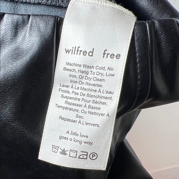 Wilfred Free Black Faux Leather Leggings from Aritzia - Picture 12 of 14
